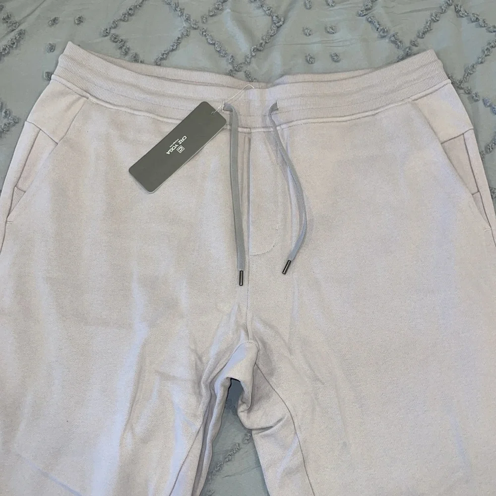 CRZ YOGA Men's Cotton Athletic Joggers Fleece Lined Sweatpants Pockets new XXL